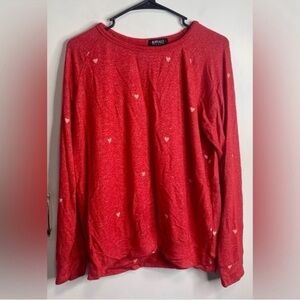 Buffalo David Bitton Long-Sleeve Heart Graphic Tee Shirt